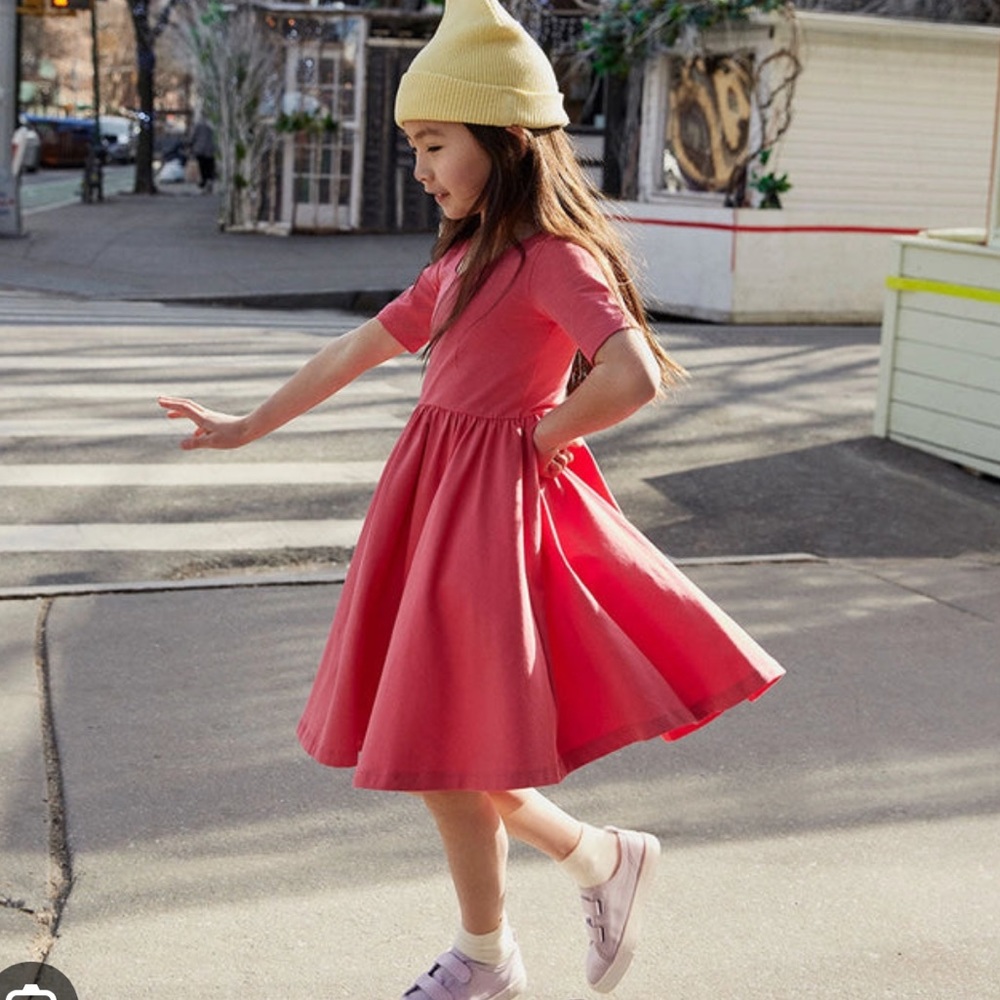 VEUC alice and ames ballet dress in coral pink - size 8